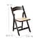 Flash Furniture HERCULES Series Chocolate Wood Folding Chair with Vinyl Padded Seat XF-2903-CHOC-WOOD-GG - alternate 10